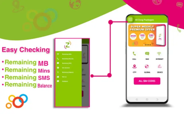 Zong Internet Packages 2023 android App screenshot 0