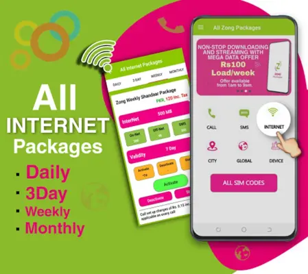 Zong Internet Packages 2023 android App screenshot 6